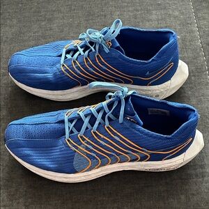 Nike Blue and Orange Athletic Shoes